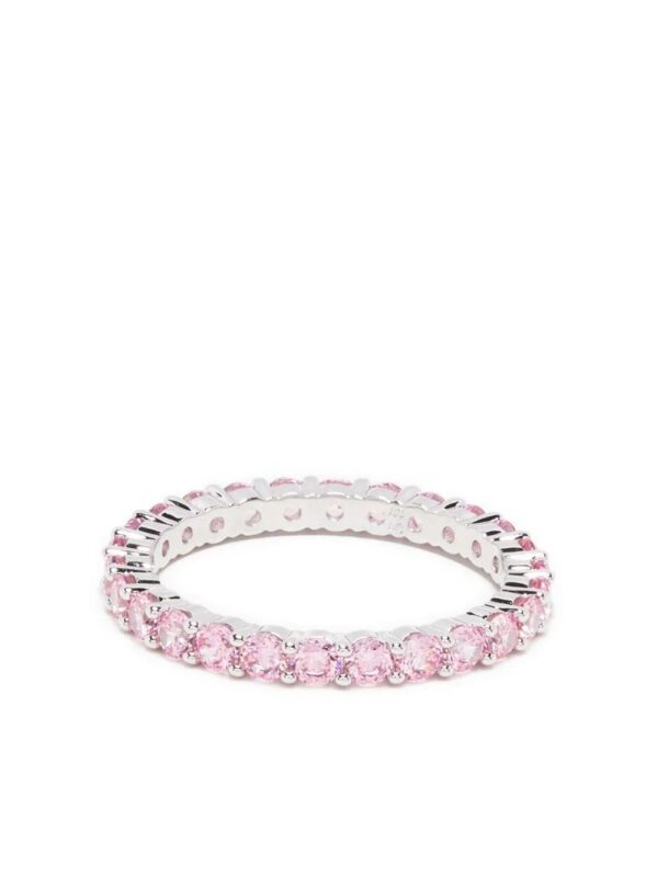 Swarovski  round cut gem embellished ring