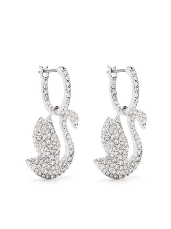 Swarovski  Iconic Swan drop earrings