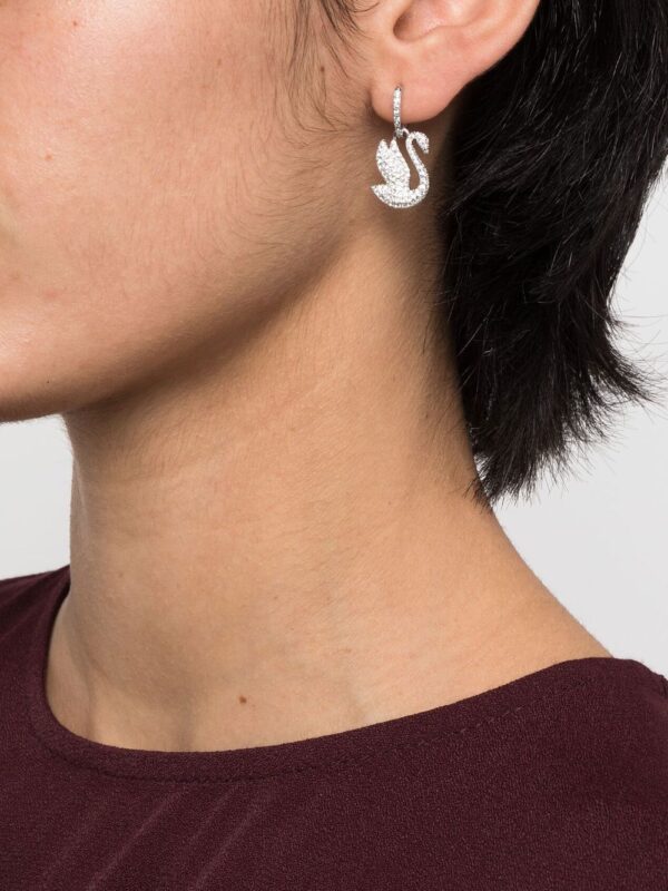 Swarovski  Iconic Swan drop earrings - Image 2