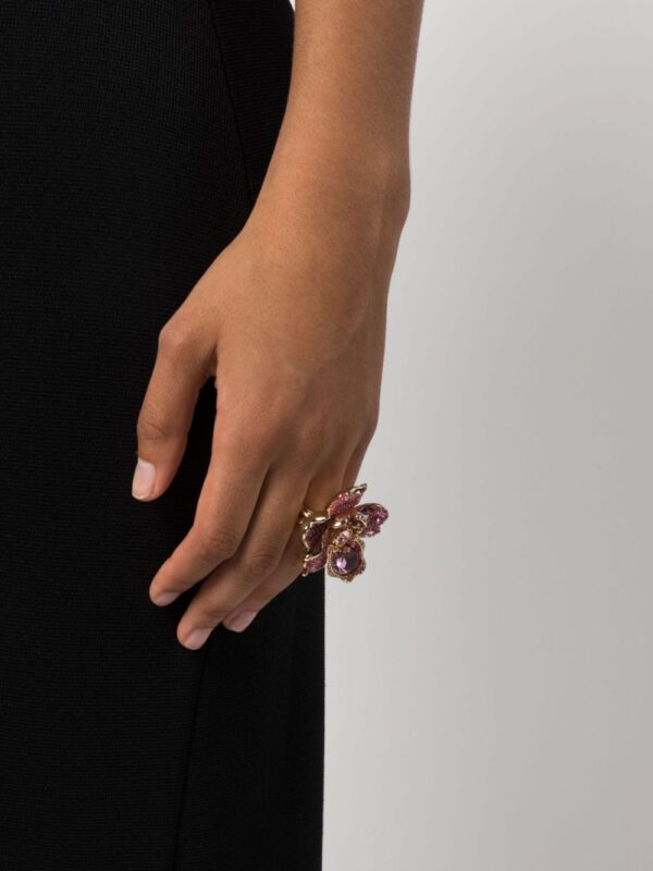 Swarovski  Florere crystal-embellished ring - Image 2