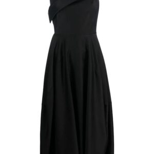 Alexander McQueen sleeveless pleated maxi dress