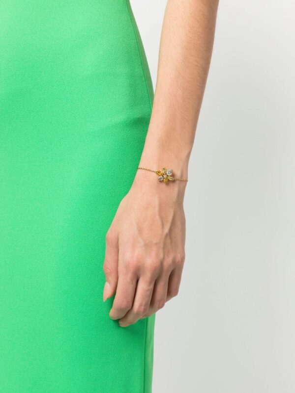 Swarovski  Gema Flower gold-plated bracelet - Image 2