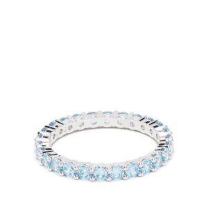Swarovski  round cut gem embellished ring