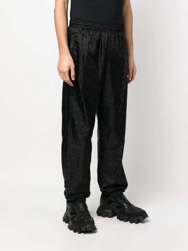 Moschino  monogram-jacquard track pants - Image 3