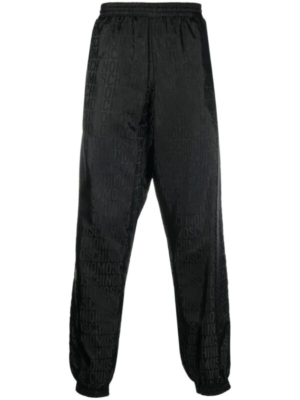 Moschino  monogram-jacquard track pants