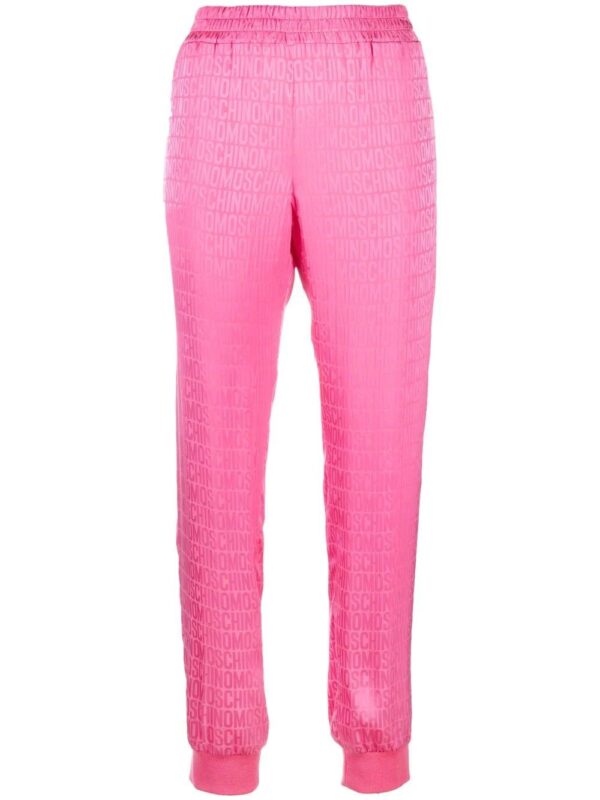 Moschino  monogram-print joggers