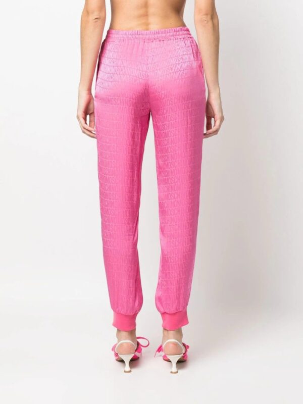 Moschino  monogram-print joggers - Image 4