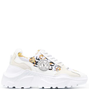 Versace Jeans Couture  baroque-pattern print sneakers