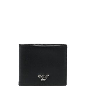 Emporio Armani  logo-plaque bi-fold wallet