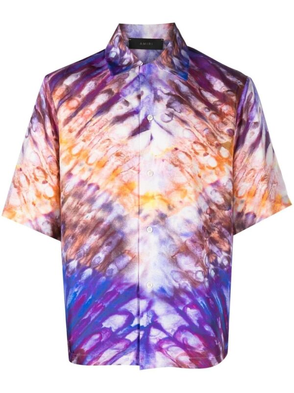 AMIRI  tie-dye print silk shirt
