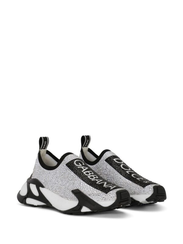 Dolce & Gabbana Fast rhinestone-embellished sneakers - Image 2
