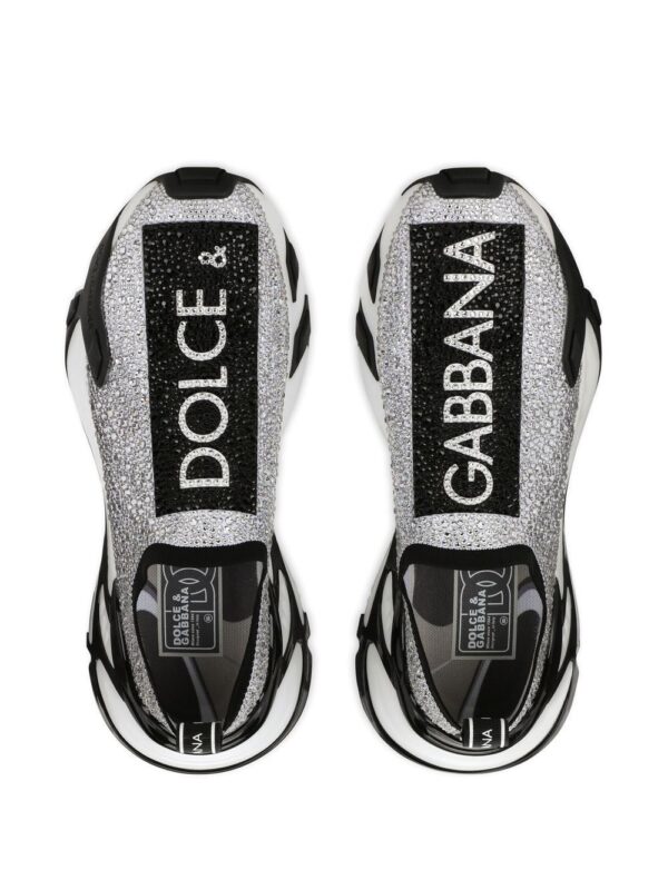 Dolce & Gabbana Fast rhinestone-embellished sneakers - Image 4