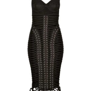 Dolce & Gabbana  KIM DOLCE&GABBANA lace-up detailing dress