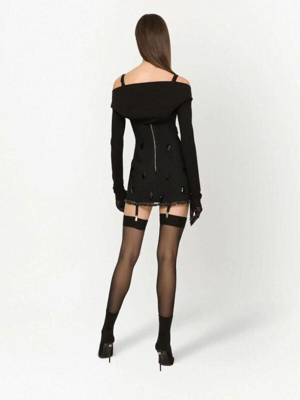 Dolce & Gabbana  KIM DOLCE&GABBANA bead embellished mini dress - Image 4