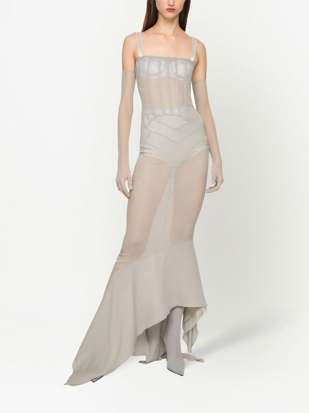 Dolce & Gabbana KIM DOLCE&GABBANA draped silk dress - Image 3