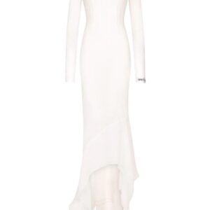Dolce & Gabbana  KIM DOLCE&GABBANA asymmetric sheer floor-length dress