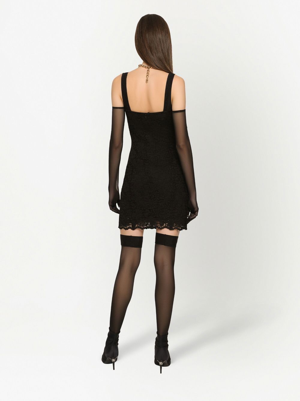 Dolce & Gabbana KIM DOLCE&GABBANA Cordonetto-lace minidress - Image 3