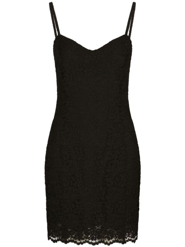 Dolce & Gabbana  KIM DOLCE&GABBANA floral-lace mini dress