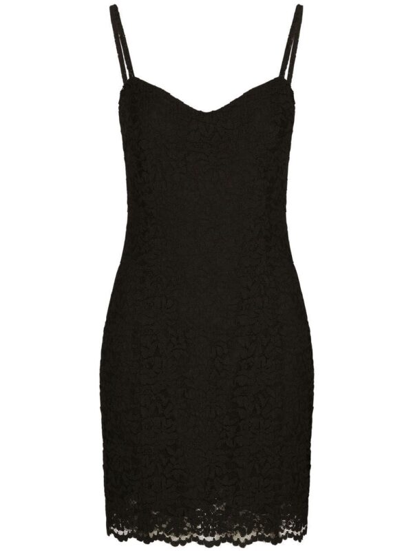 Dolce & Gabbana  KIM DOLCE&GABBANA floral-lace mini dress