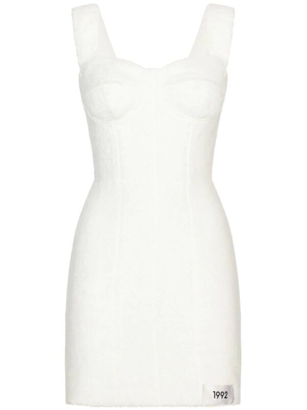 Dolce & Gabbana  KIM DOLCE&GABBANA number-patch cotton mini dress