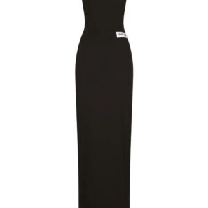 Dolce & Gabbana  KIM DOLCE&GABBANA number-patch floor length dress