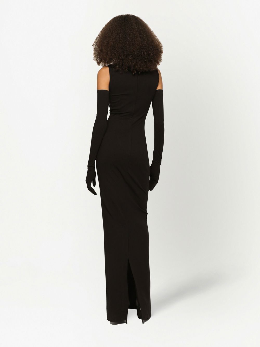 Dolce & Gabbana KIM DOLCE&GABBANA Milano-rib maxi dress - Image 3