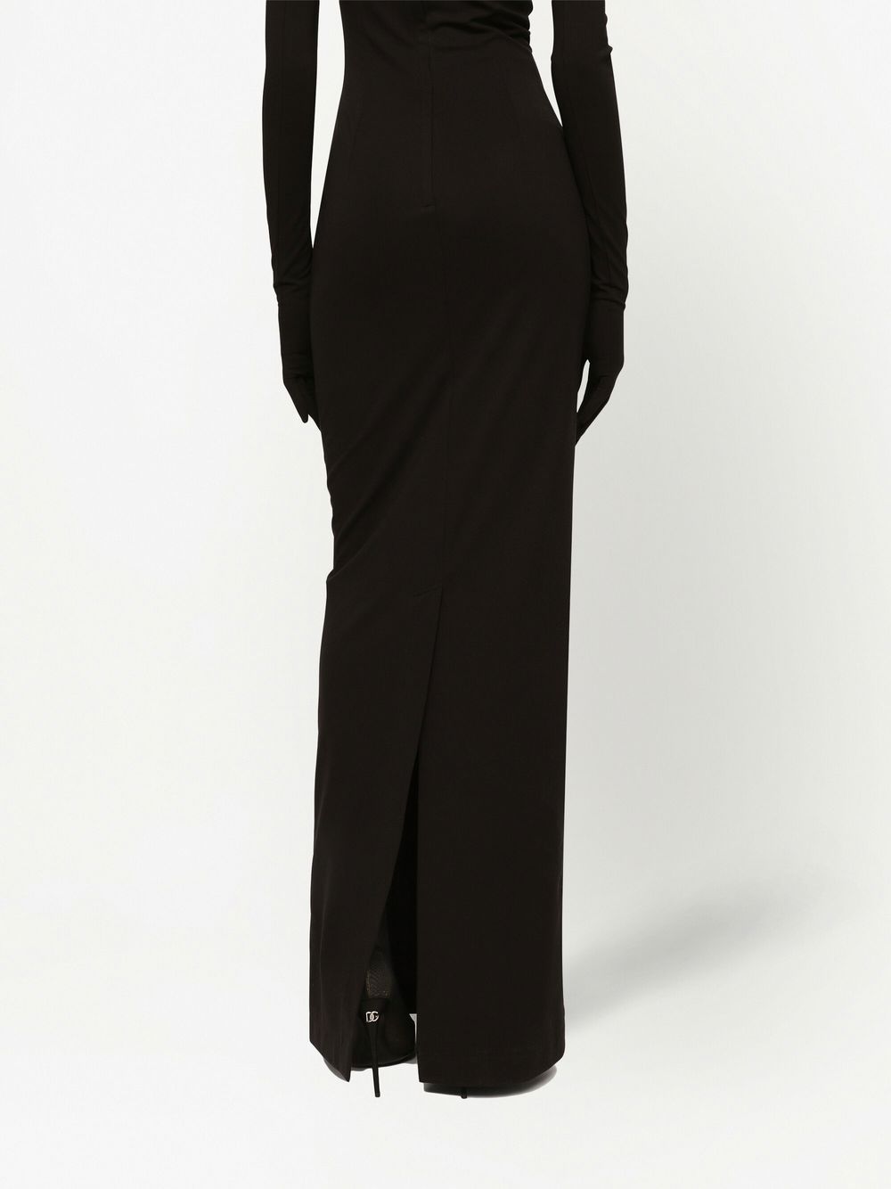 Dolce & Gabbana KIM DOLCE&GABBANA Milano-rib maxi dress - Image 5