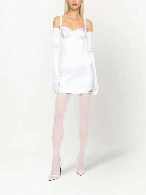 Dolce & Gabbana  KIM DOLCE&GABBANA number-patch mini dress - Image 3