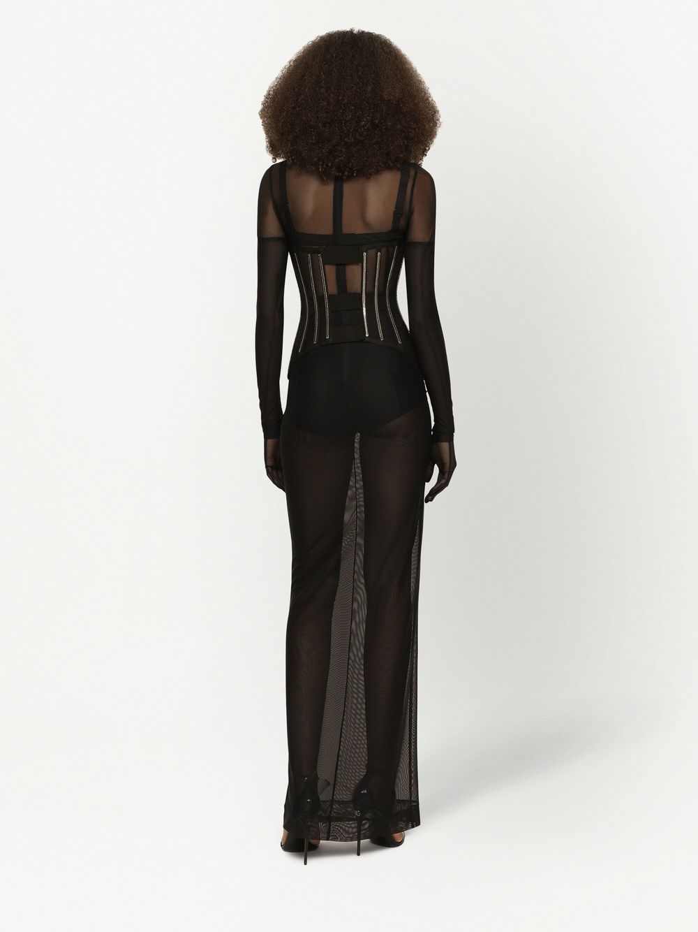 Dolce & Gabbana KIM DOLCE&GABBANA tulle maxi dress - Image 4