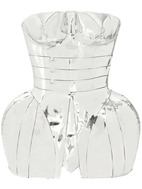 Dolce & Gabbana  KIM DOLCE&GABBANA mirrored leather minidress