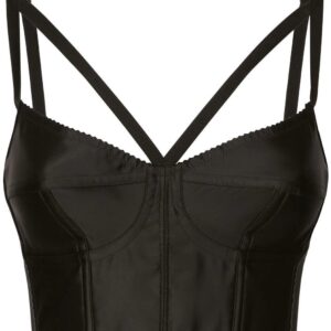 Dolce & Gabbana KIM DOLCE&GABBANA strap-detail bustier top