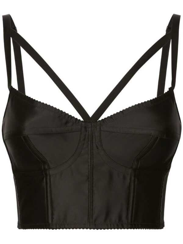 Dolce & Gabbana  KIM DOLCE&GABBANA strap-detail bustier top