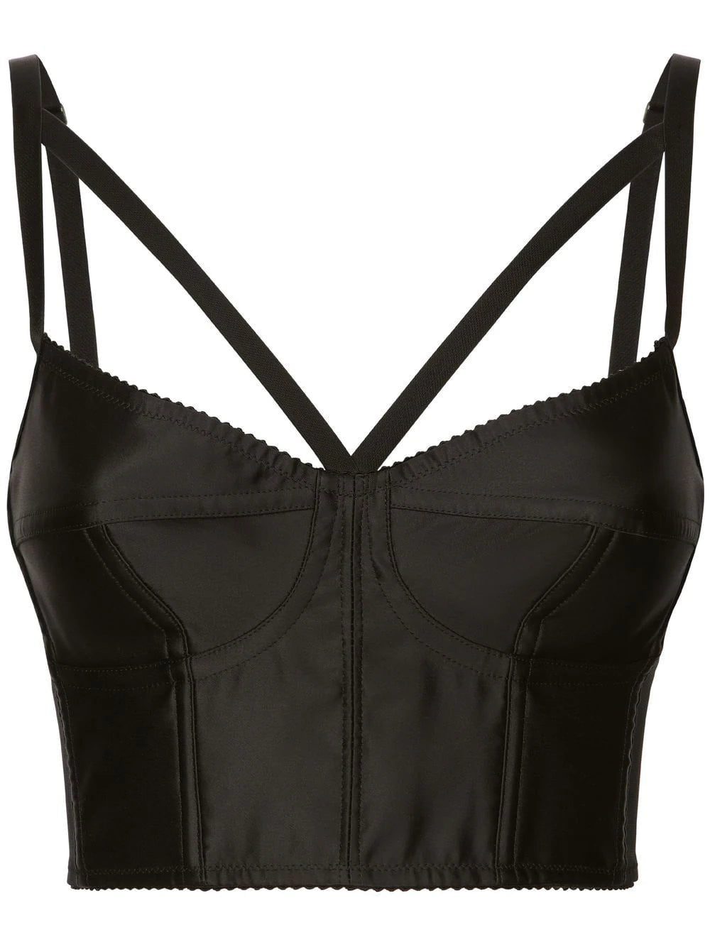 Dolce & Gabbana KIM DOLCE&GABBANA strap-detail bustier top