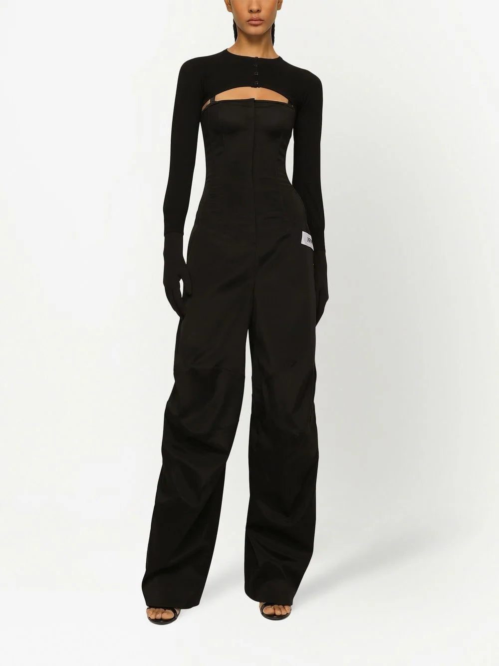 Dolce & Gabbana KIM DOLCE&GABBANA cropped button-fastening cardigan - Image 3