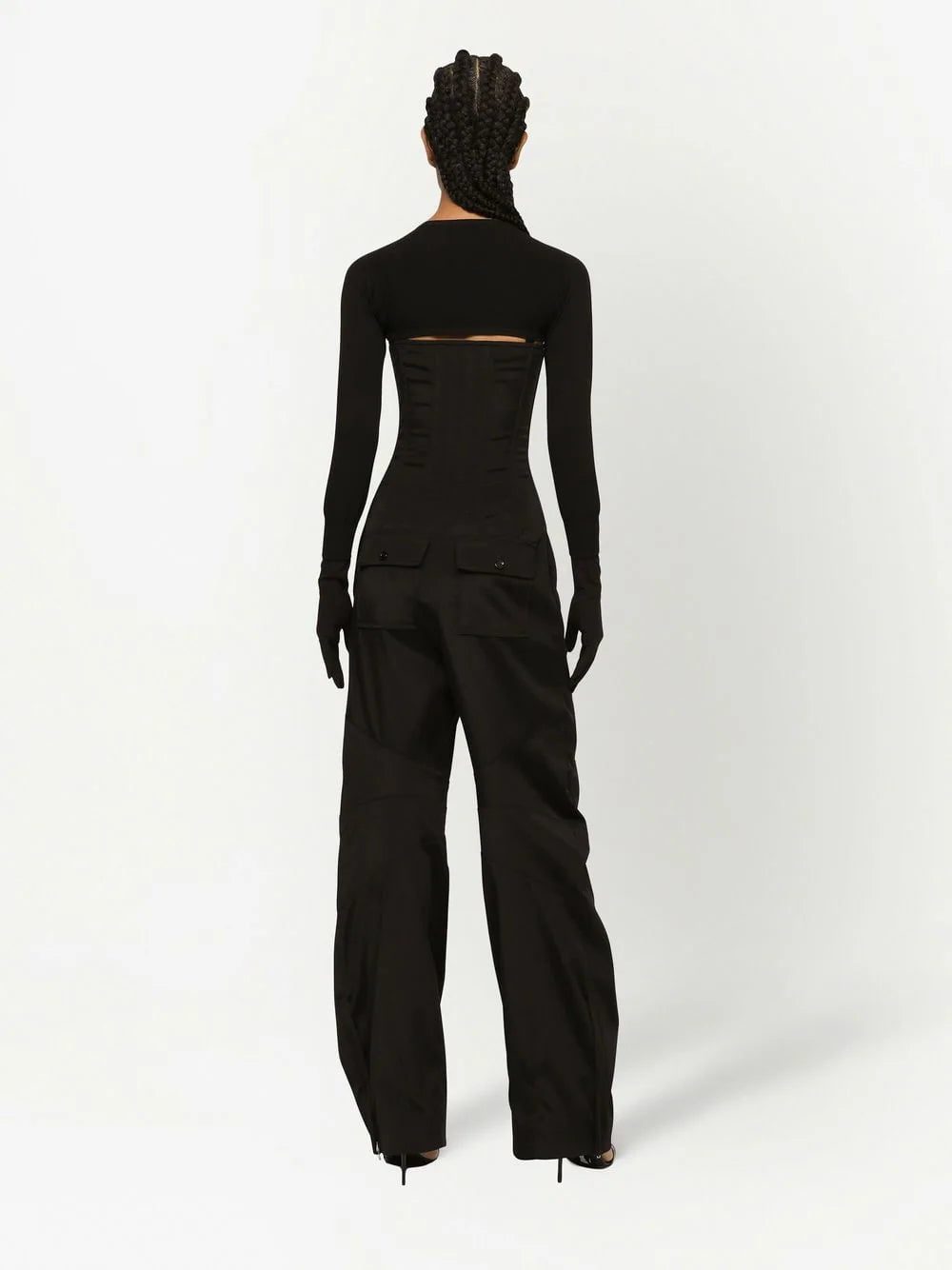 Dolce & Gabbana KIM DOLCE&GABBANA cropped button-fastening cardigan - Image 4