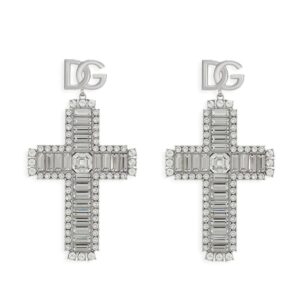 Dolce & Gabbana  KIM DOLCE&GABBANA cross pendant earrings