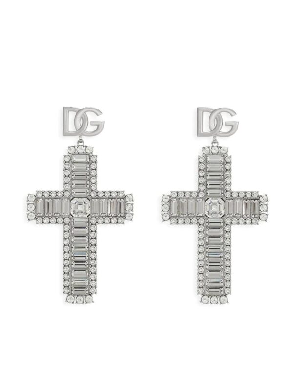 Dolce & Gabbana  KIM DOLCE&GABBANA cross pendant earrings