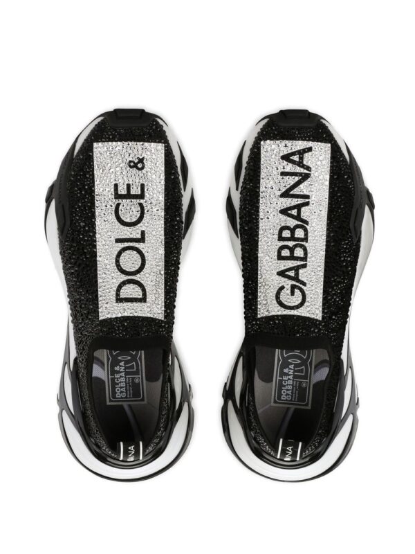 Dolce & Gabbana Fast rhinestone-embellished sneakers - Image 4