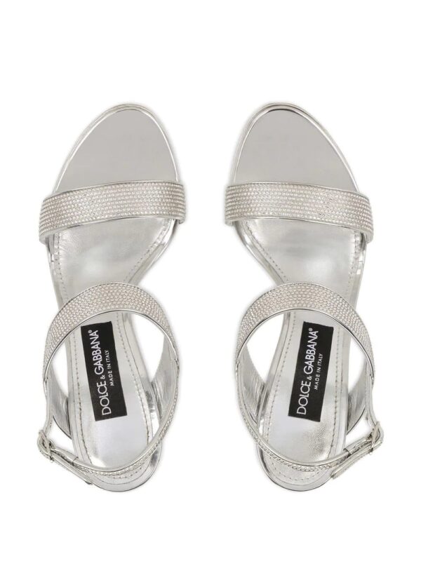 Dolce & Gabbana  KIM DOLCE&GABBANA crystal-embellished slingback sandals - Image 4