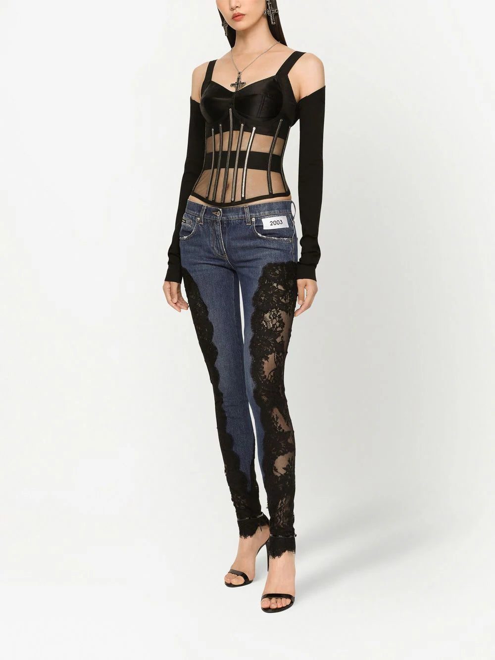 Dolce & Gabbana KIM DOLCE&GABBANA stretch bolero jacket - Image 3