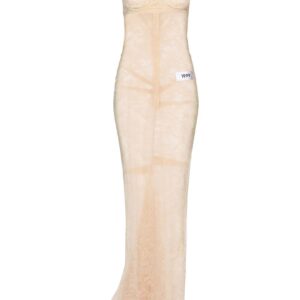 Dolce & Gabbana KIM DOLCE&GABBANA floral-lace maxi dress