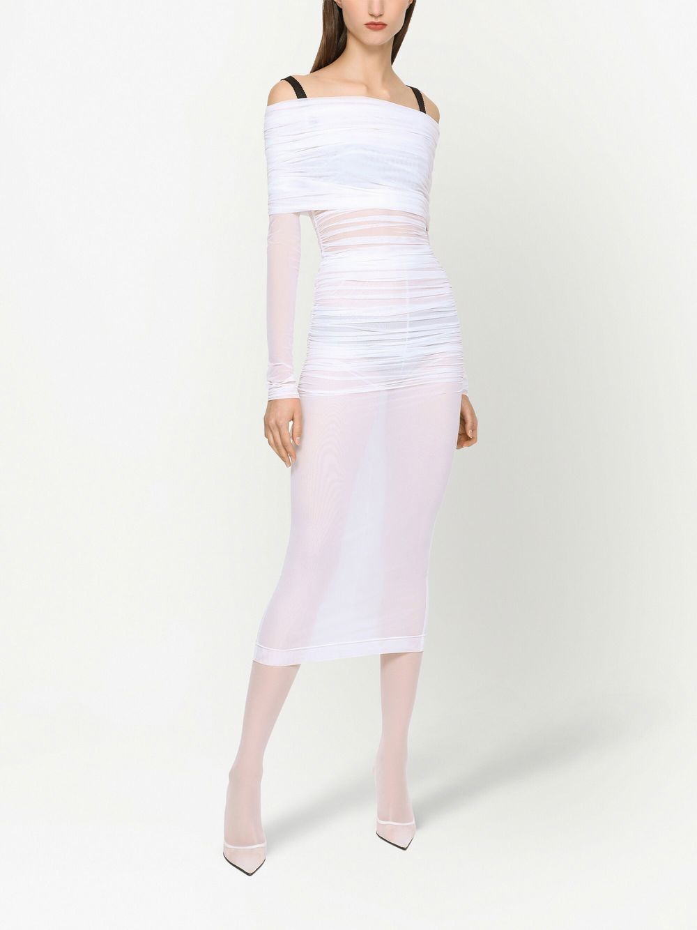 Dolce & Gabbana KIM DOLCE&GABBANA tulle midi dress - Image 4