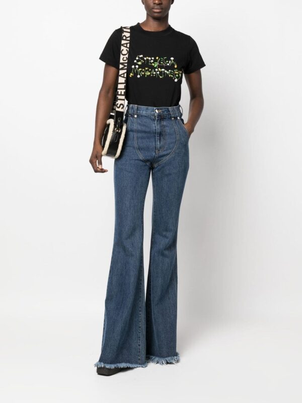 Stella McCartney dandelion logo-print T-shirt - Image 2