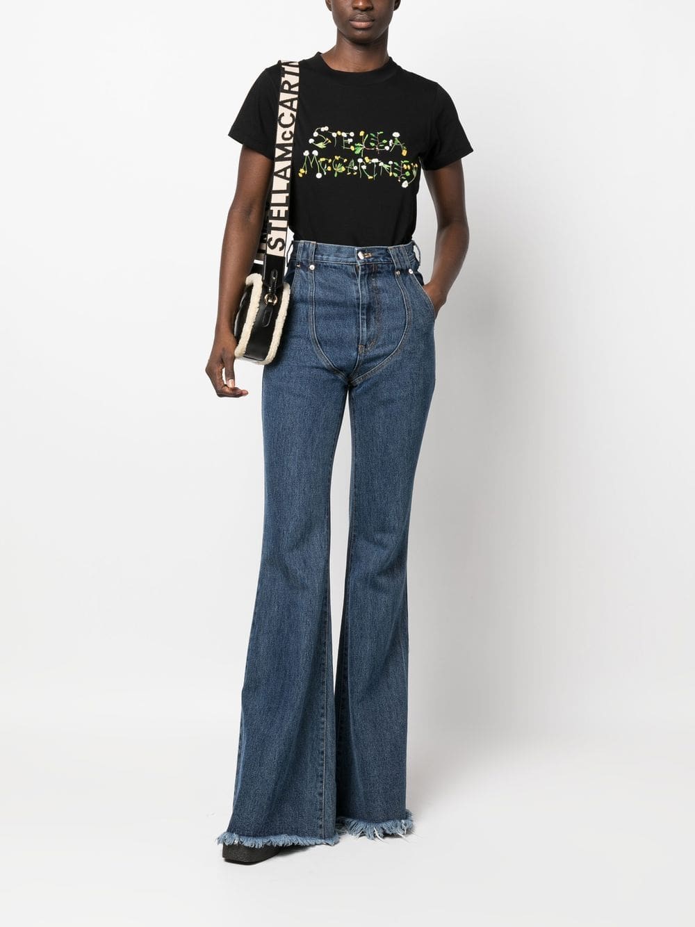 Stella McCartney dandelion logo-print T-shirt - Image 2