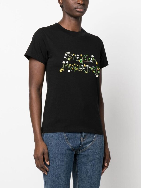 Stella McCartney dandelion logo-print T-shirt - Image 3