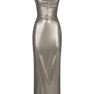 Dolce & Gabbana  KIM DOLCE&GABBANA metallic-finish ankle-length dress