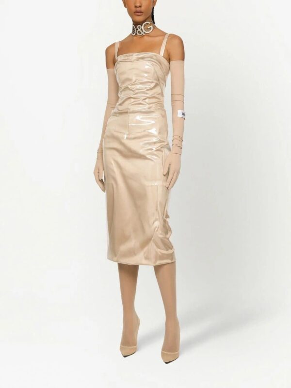 Dolce & Gabbana  KIM DOLCE&GABBANA transparent overlay midi dress - Image 3