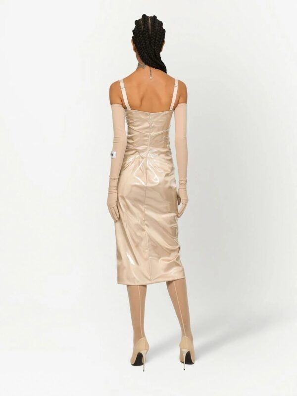 Dolce & Gabbana  KIM DOLCE&GABBANA transparent overlay midi dress - Image 4