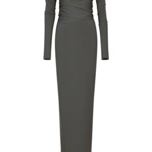 Dolce & Gabbana KIM DOLCE&GABBANA Milano-rib maxi dress