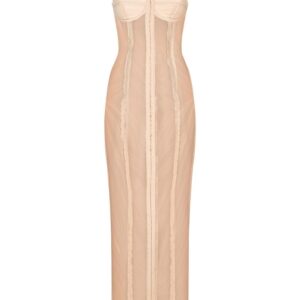 Dolce & Gabbana KIM DOLCE&GABBANA bustier midi dress